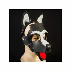 MR-S-LEATHER Howler Muzzle Blanc -Poppers et Leather Cleaners Soldes howler muzzle blanc 4