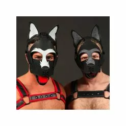 MR-S-LEATHER Howler Muzzle Gris -Poppers et Leather Cleaners Soldes howler muzzle gris 4