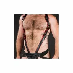 MR-S-LEATHER Cockstrap Rouge Hunter Harness 2.0
