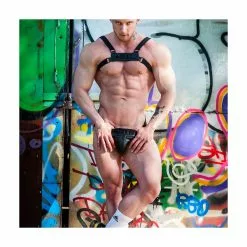 BULL UFG Jockstrap Avec Pochette En Cuir -Poppers et Leather Cleaners Soldes jockstrap avec pochette en cuir 2