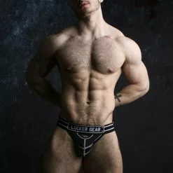 Locker Gear Jockstrap Front Opening Blanc