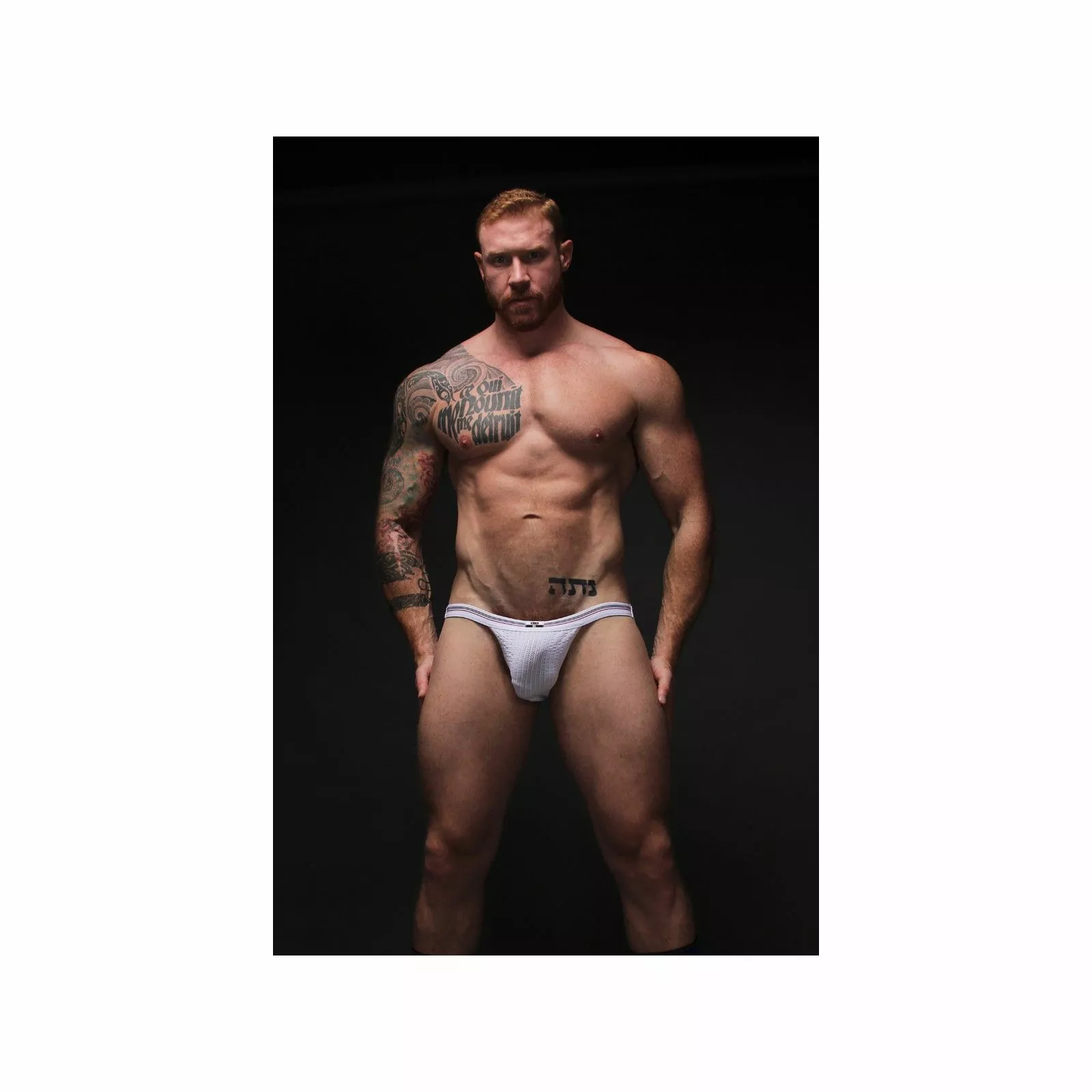 CellBlock13 Jockstrap Tight End Swimmer Blanc 5 CellBlock13 Jockstrap Tight End Swimmer Blanc – Image 3