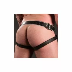 MR-S-LEATHER Jockstrap Trojan Blanc -Poppers et Leather Cleaners Soldes jockstrap trojan blanc 3