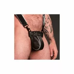 MR-S-LEATHER Jockstrap Trojan Blanc -Poppers et Leather Cleaners Soldes jockstrap trojan blanc 7