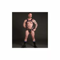 MR-S-LEATHER Jockstrap Trojan Bleu -Poppers et Leather Cleaners Soldes jockstrap trojan bleu 7