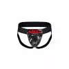 BULL UFG Jockstrap Vinyle Logo Rouge