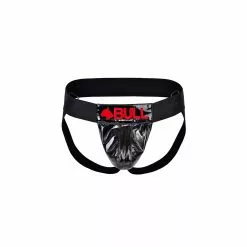 BULL UFG Jockstrap Vinyle Logo Rouge