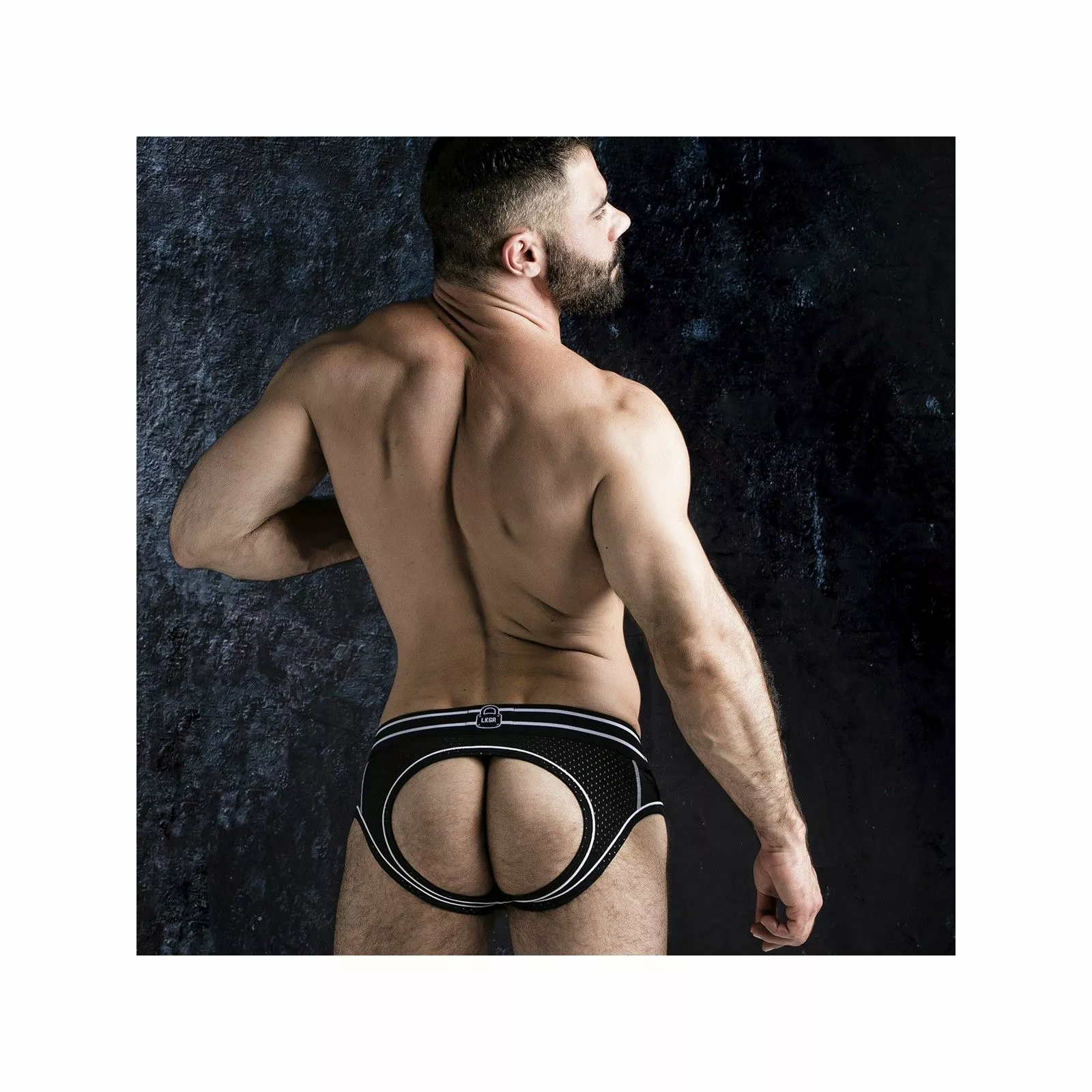 Locker Gear Josh Bottomless Front Opening Blanc 4 Locker Gear Josh Bottomless Front Opening Blanc – Image 2