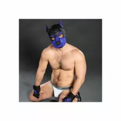 MR-S-LEATHER K9 Cagoule Neoprene Bleu Royal 9 MR-S-LEATHER K9 Cagoule Neoprene Bleu Royal -Poppers et Leather Cleaners Soldes k9 cagoule neoprene bleu royal 2