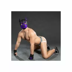 MR-S-LEATHER K9 Cagoule Neoprene Violet -Poppers et Leather Cleaners Soldes k9 cagoule neoprene violet 4