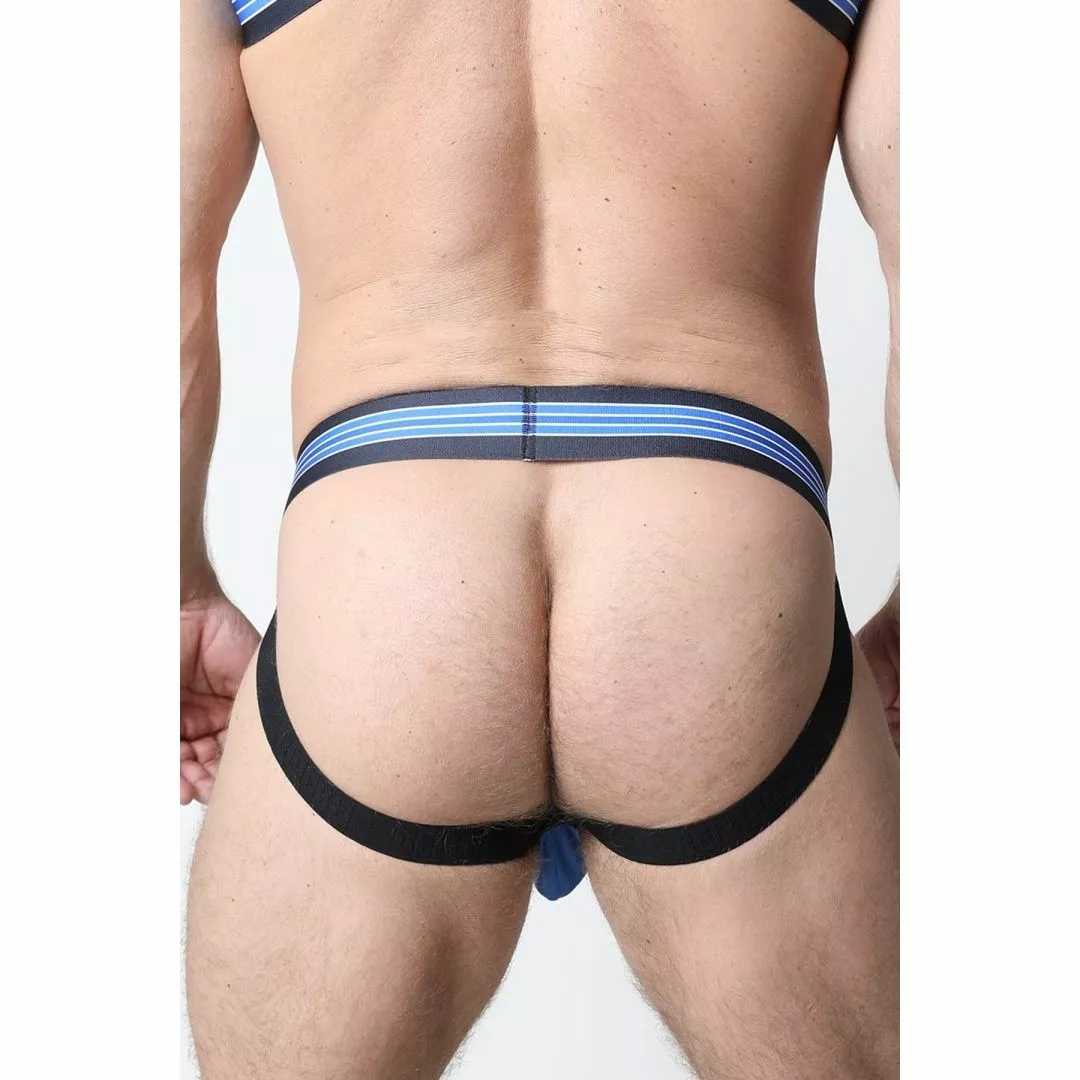 CellBlock13 KENNEL CLUB BANDIT Jockstrap Bleu 5 CellBlock13 KENNEL CLUB BANDIT Jockstrap Bleu – Image 3