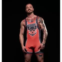 CellBlock13 KENNEL SPITFIRE ZIPPER SINGLET Orange