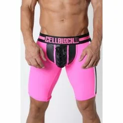 CellBlock13 KICK OFF Short à Lacets Pink