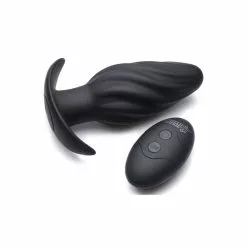 XR Brands Kinetic Thumping 7X Swirled Anal Plug