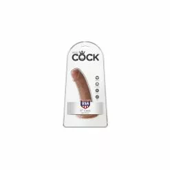 KING COCK 6" 15cm Tan