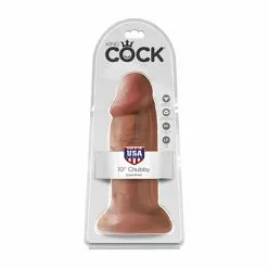 KING COCK Chubby 10" 25cm Tan