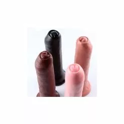 King Cock Slide Skin Plug 6" -Poppers et Leather Cleaners Soldes king cock uncut 6 15cm chair 6