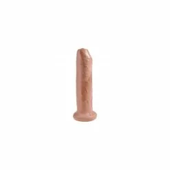King Cock Slide Skin 7" -Poppers et Leather Cleaners Soldes king cock uncut 7 17cm tan 3