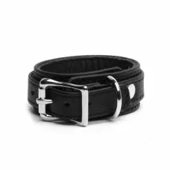 665 Leather & Toys Leather Deluxe Buckling Cockstrap