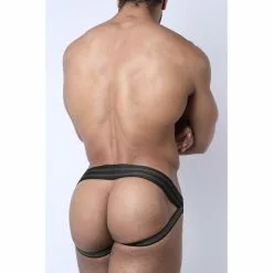 CellBlock13 LINEBACKER MESH JOCKSTRAP Army -Poppers et Leather Cleaners Soldes linebacker mesh jockstrap army 5