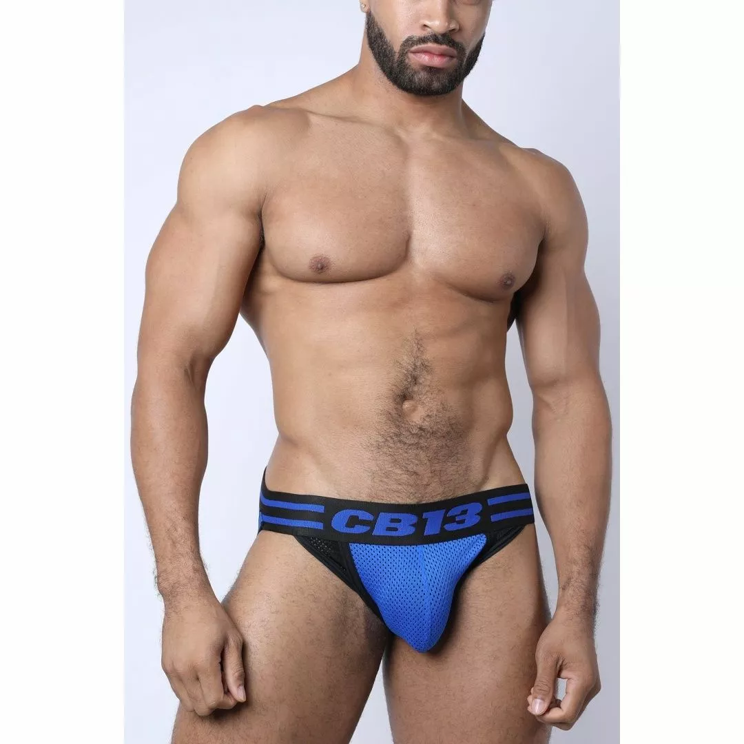 CellBlock13 LINEBACKER MESH JOCKSTRAP Bleu 6 CellBlock13 LINEBACKER MESH JOCKSTRAP Bleu – Image 4
