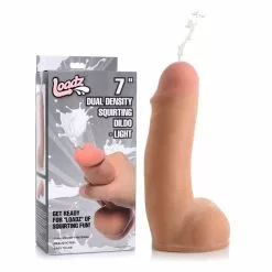 XR Brands Loadz Squirting Dildo 18cm -Poppers et Leather Cleaners Soldes loadz squirting dildo 18cm 3