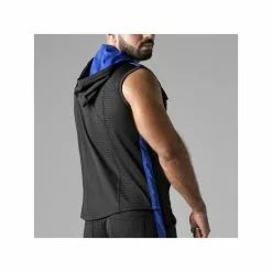 Locker Gear LOOK AT HARDER HOODY Bleu -Poppers et Leather Cleaners Soldes look at harder hoody bleu 2