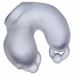 Oxballs MEATLOCKER Full Cover Chastity Clear Ice