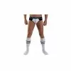 Mister B URBAN Chaussettes De Football Blanc -Poppers et Leather Cleaners Soldes mister b urban chaussettes de football blanc