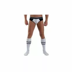 Mister B URBAN Chaussettes De Football Blanc