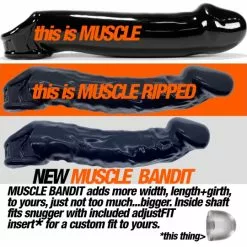 Oxballs MUSCLE BANDIT Cocksheath Noir 11 Oxballs MUSCLE BANDIT Cocksheath Noir -Poppers et Leather Cleaners Soldes muscle bandit cocksheath noir 4