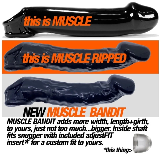 Oxballs MUSCLE BANDIT Cocksheath Noir 7 Oxballs MUSCLE BANDIT Cocksheath Noir – Image 5