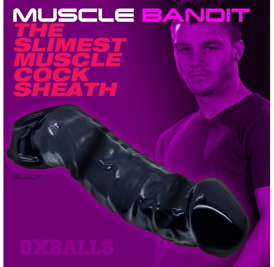 Oxballs MUSCLE BANDIT Cocksheath Noir 3 Oxballs MUSCLE BANDIT Cocksheath Noir