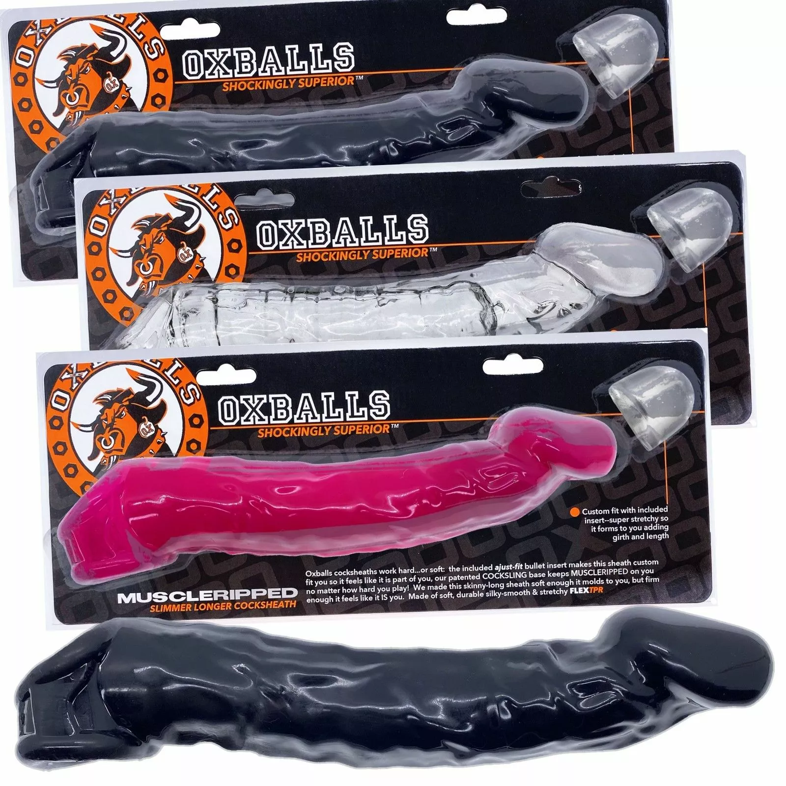 Oxballs MUSCLE RIPPED Cocksheat Black 10 Oxballs MUSCLE RIPPED Cocksheat Black – Image 8