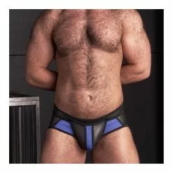 MR-S-LEATHER Neo Air Mesh All Access Brief Bleu
