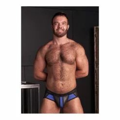 MR-S-LEATHER Neo Air Mesh All Access Brief Bleu 13 MR-S-LEATHER Neo Air Mesh All Access Brief Bleu -Poppers et Leather Cleaners Soldes neo air mesh all access brief bleu 5