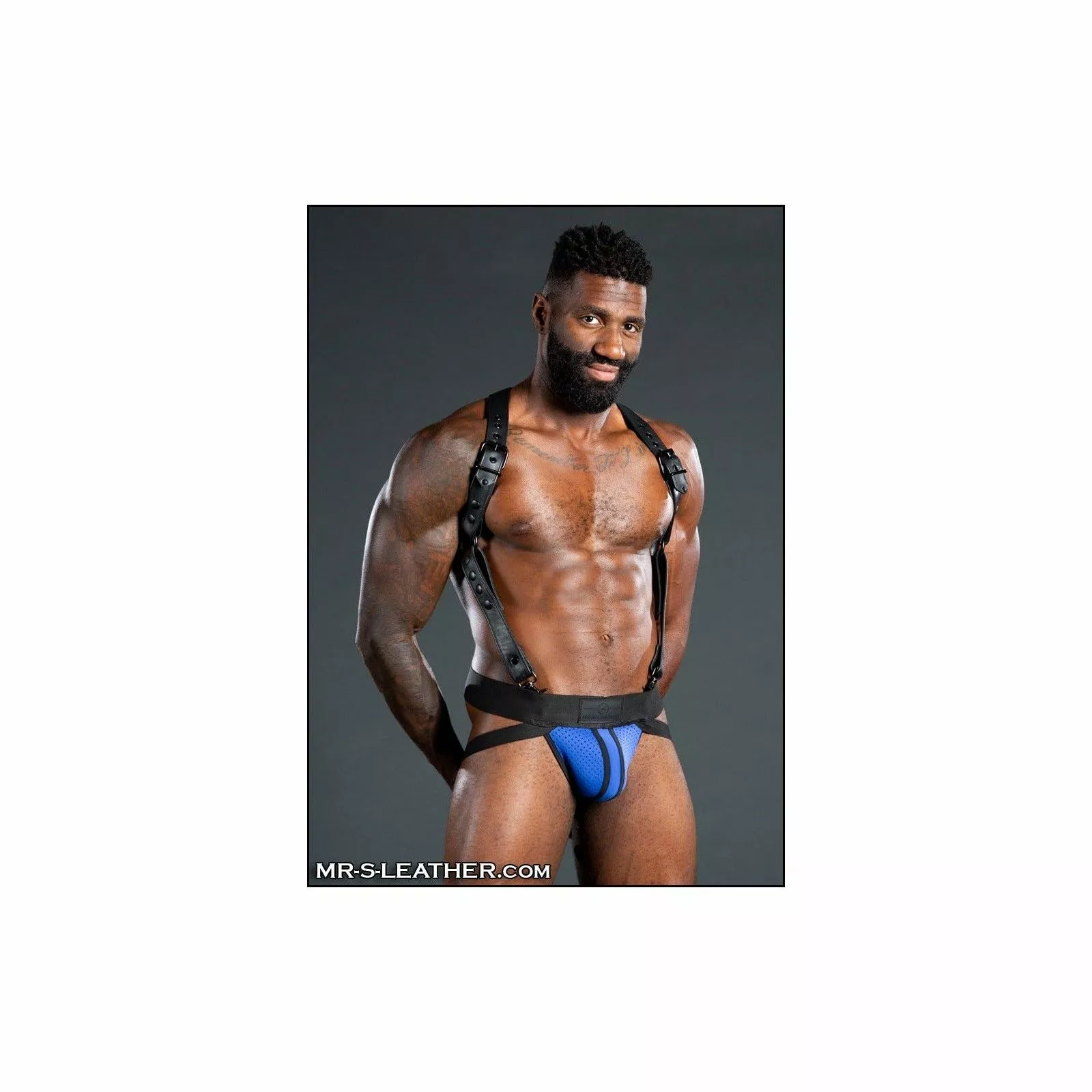 MR-S-LEATHER Neo Air Mesh Jock Blue 6 MR-S-LEATHER Neo Air Mesh Jock Blue – Image 4
