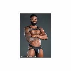MR-S-LEATHER Neo Air Mesh Jock Noir/Gris 11 MR-S-LEATHER Neo Air Mesh Jock Noir/Gris -Poppers et Leather Cleaners Soldes neo air mesh jock noir gris 4