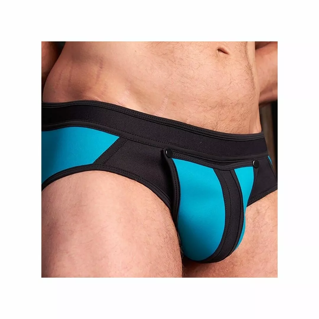 MR-S-LEATHER Neo All Access Brief Aqua 3 MR-S-LEATHER Neo All Access Brief Aqua