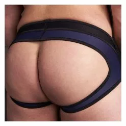 MR-S-LEATHER Neo All Access Brief Navy 7 MR-S-LEATHER Neo All Access Brief Navy -Poppers et Leather Cleaners Soldes neo all access brief navy 1