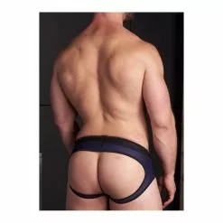 MR-S-LEATHER Neo All Access Brief Navy 9 MR-S-LEATHER Neo All Access Brief Navy -Poppers et Leather Cleaners Soldes neo all access brief navy 3