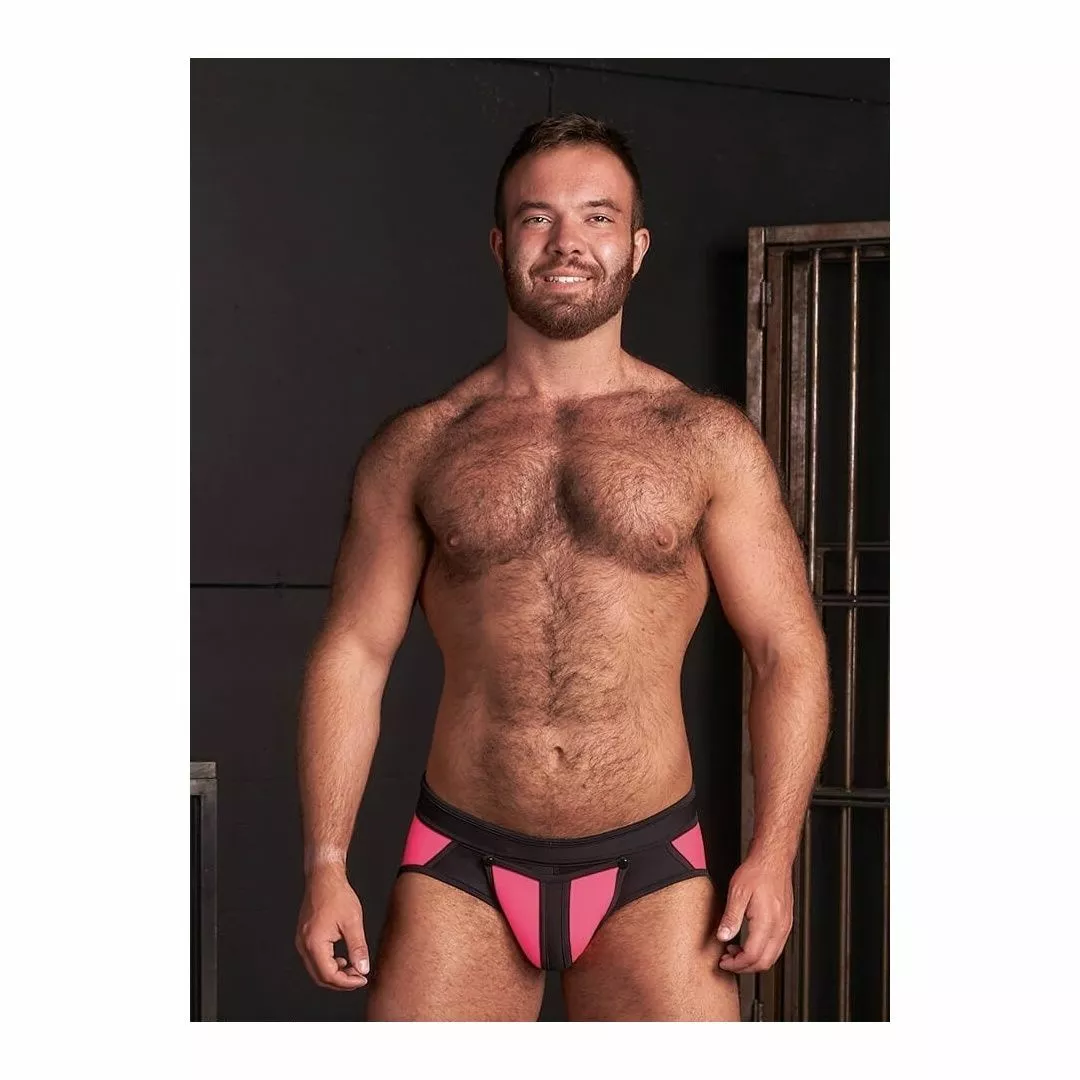 MR-S-LEATHER Neo All Access Brief Orange 5 MR-S-LEATHER Neo All Access Brief Orange – Image 3