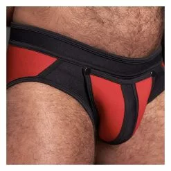 MR-S-LEATHER Neo All Access Brief Rouge