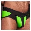 MR-S-LEATHER Neo All Access Brief Vert Lime -Poppers et Leather Cleaners Soldes neo all access brief vert lime