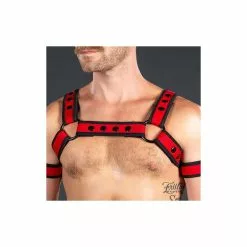 MR-S-LEATHER Neo Bold Bulldog Harness Rouge 11 MR-S-LEATHER Neo Bold Bulldog Harness Rouge -Poppers et Leather Cleaners Soldes neo bold bulldog harness rouge 3