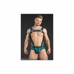 MR-S-LEATHER Neo Bold Crossbow Harnais Aqua