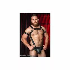 MR-S-LEATHER Neo Bold Crossbow Harnais Camo -Poppers et Leather Cleaners Soldes neo bold crossbow harnais camo 2