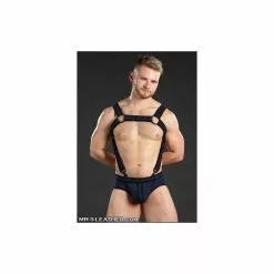 MR-S-LEATHER Neo Bold Crossbow Harnais Navy 15 MR-S-LEATHER Neo Bold Crossbow Harnais Navy -Poppers et Leather Cleaners Soldes neo bold crossbow harnais navy 6