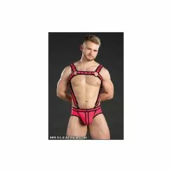 MR-S-LEATHER Neo Bold Crossbow Harnais Pink