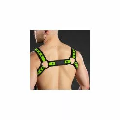 MR-S-LEATHER Neo Bold Crossbow Harnais Vert Lime 7 MR-S-LEATHER Neo Bold Crossbow Harnais Vert Lime -Poppers et Leather Cleaners Soldes neo bold crossbow harnais vert lime 2